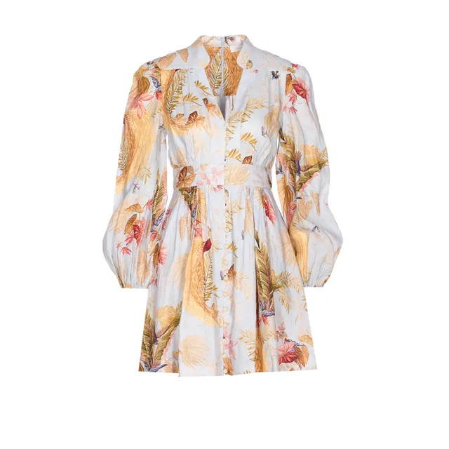 ワンピース Zimmermann FW25 Cascadian Tunic Dress (4593DSS255 TNLP) Zimmermann Cascadian Tunic Dress | Shopbop