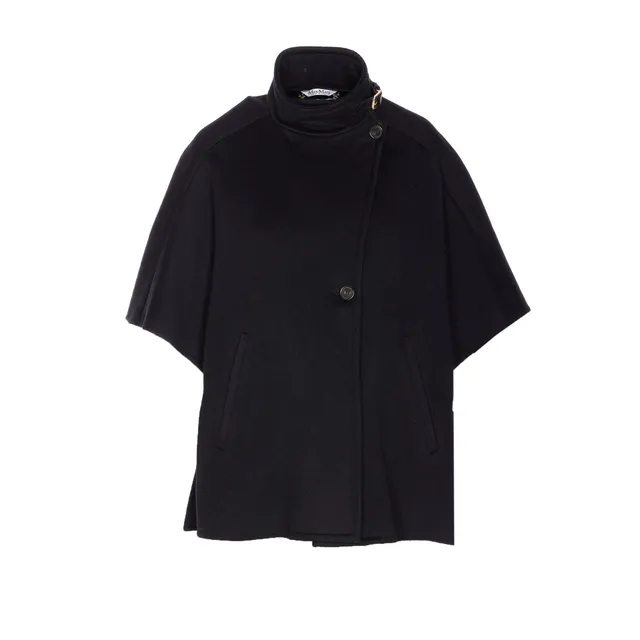 【Max Mara】DERRIK CAPE Lightweight cashmere broadcloth cape, beige | 