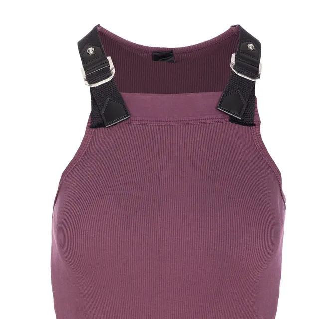 ワンピース Pinko ANDRES LONG COTTON DRESS WITH UTILITY SLEEVELESS VEST Long cotton dress with utility-style vest PINKO → Shop Online