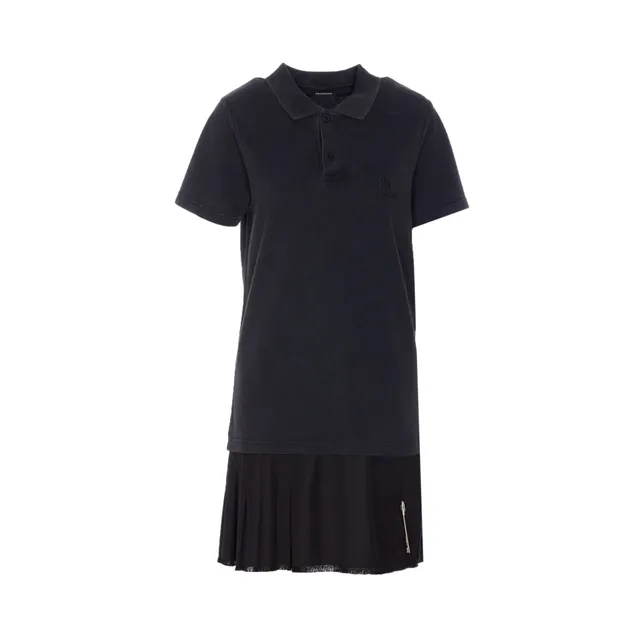 ワンピース Pinko ANDRES LONG COTTON DRESS WITH UTILITY SLEEVELESS VEST PINKO COTTON DRESS WITH SLEEVELESS UTILITY VEST | L'ULTIMA