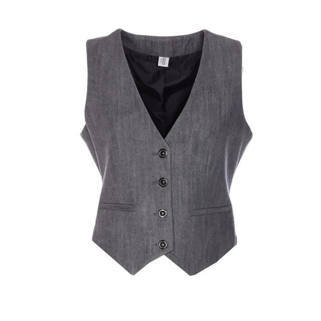 レザージャケット・コート PINKO GRIPS LEATHER VEST REIMAGINE PINKO X PATRICK MCDOWELL Reimagine by PINKO X Patrick McDowell leather waistcoat