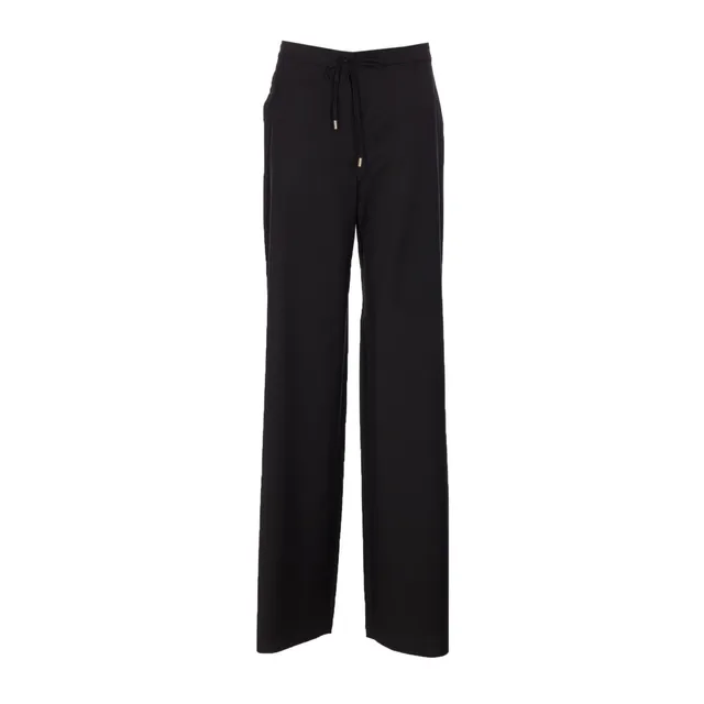 パンツ Pinko MONTANO ELEGANT WIDE TROUSERS WITH TWEEZERS Pinko Montano Trousers – CLAUDETTE