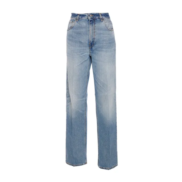 デニム・ジーパン DONDUP BESSIE LOOSE JEANS Loose-Fit Jeans Bessie aus Rigid Denim für damen, blau | Dondup