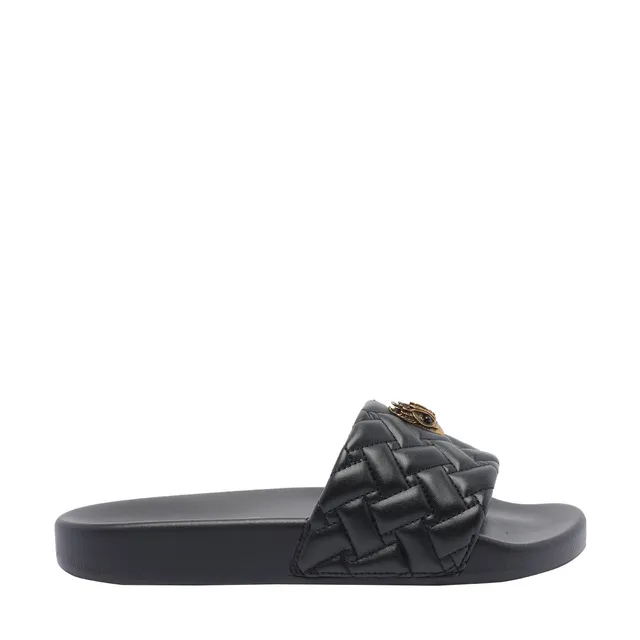 サンダル・ミュール FLAT SLIDE GANCINI ORNAMENT Ferragamo Flat Slide With Gancini Ornament | David Jones