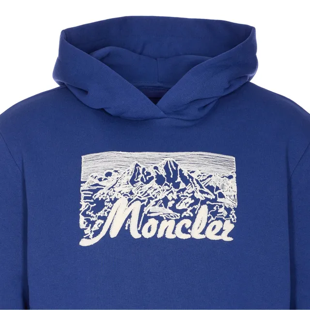 MONCLER X MERCEDES BENZ BY NIGO LOGO EMBROIDERED ZIP UP