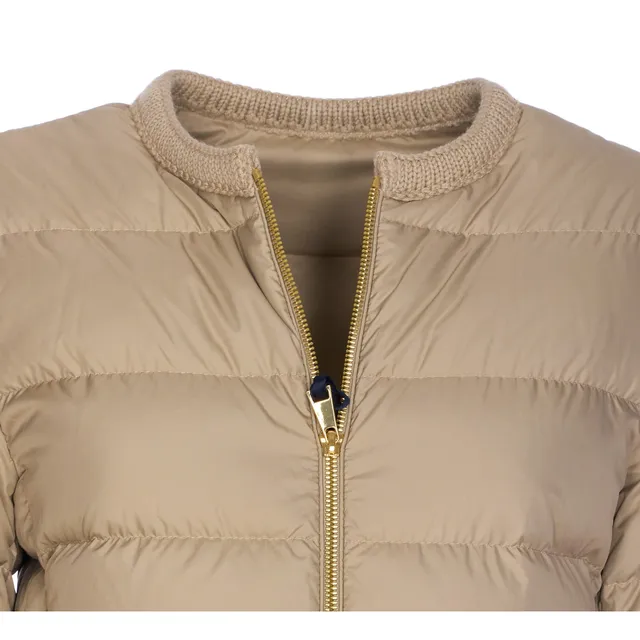 MONCLER Mauvezin ジャケット Moncler Mauvezin Puffer Jacket with Wool Trim | Saks Fifth