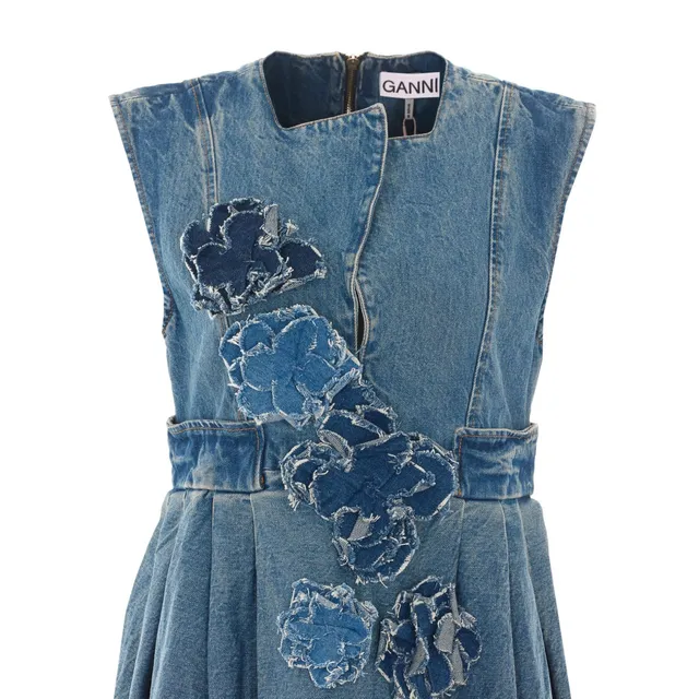 bruna denim dress Women Overall Denim Dress Bruna Blue