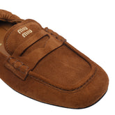 RUCHES LOAFERS IN SUEDE