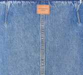 LOW RISE A LINE DENIM SKIRT