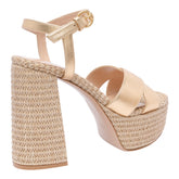 BEBE PLATFORM SANDALS
