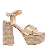 BEBE PLATFORM SANDALS