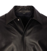 MAXI LETTERING FENDI LEATHER JACKET