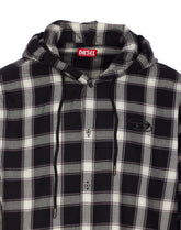 CAMICIA S-IX-AJFI A QUADRI CON LOGO