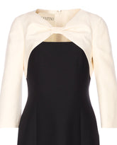 ABITO MIDI IN CREPE COUTURE