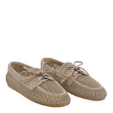 LOGO SUEDE LOAFERS