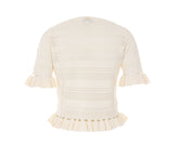 MAGLIA CON VOLANT