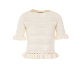 MAGLIA CON VOLANT