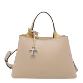 BORSA A MANO IN PELLE SMALL CON CHARM T TIMELESS