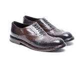 LEATHER LACED UP SHOES