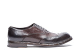 LEATHER LACED UP SHOES