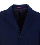 COTTON JERSEY MONOBREASTED JACKET