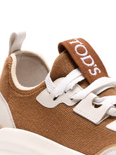 SNEAKER IN PELLE E TESSUTO