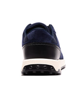 LEATHER AND SUEDE SNEAKERS