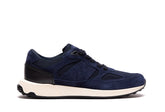 LEATHER AND SUEDE SNEAKERS