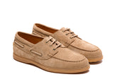 SUEDE BOAT LOAFERS