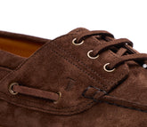 SUEDE BOAT LAOFERS