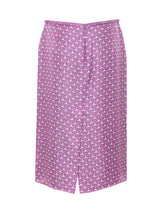 CLAMP PRINT SILK SKIRT