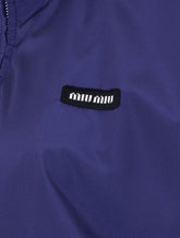 BLOUSON IN POPELINE TEC CON LOGO