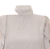 TOP ARRICCIATO IN CHARMEUSE