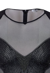 JERSEY AND TULLE BODYSUITS WITH CRYSTALS