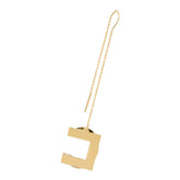 PENDANT LOGO EARRINGS