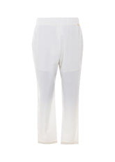 SLIM FIT PANTS WITH TURN-UPS