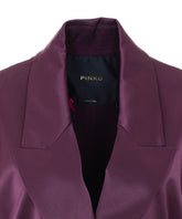 MELANZANA SATIN SLEEVELESS JACKET