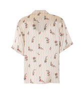 PAPIER FLORAL PRINT BOWLING SHIRT