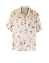 PAPIER FLORAL PRINT BOWLING SHIRT