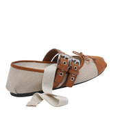 BALLERINA IN CANVAS E PELLE