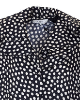 MINI ABITO A MANICHE LUNGHE IN JACQUARD DI SETA