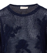 NET KNIT WITH HAND EMBROIDERY