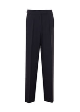 PANTALONI FLUIDI CON BANDE A CONTRASTO