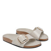MADRID BIG BUCKLE HEX SANDALS