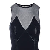 KNITTED DRESS WITH TRANSPARENCIES