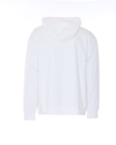 SPRAY PRINT AND LOGO HOODIE