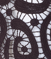 ERUZIONE TOP HANDY GEOMETRIC CROCHET