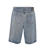 COMPACT SHIELD DENIM SHORTS