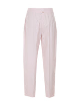 PANTALONE CROPPED IN FRESCO DI LANA
