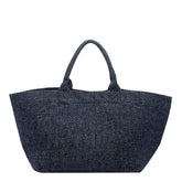 BORSA SHOPPER XXL BEAR IN TWEED DENIM